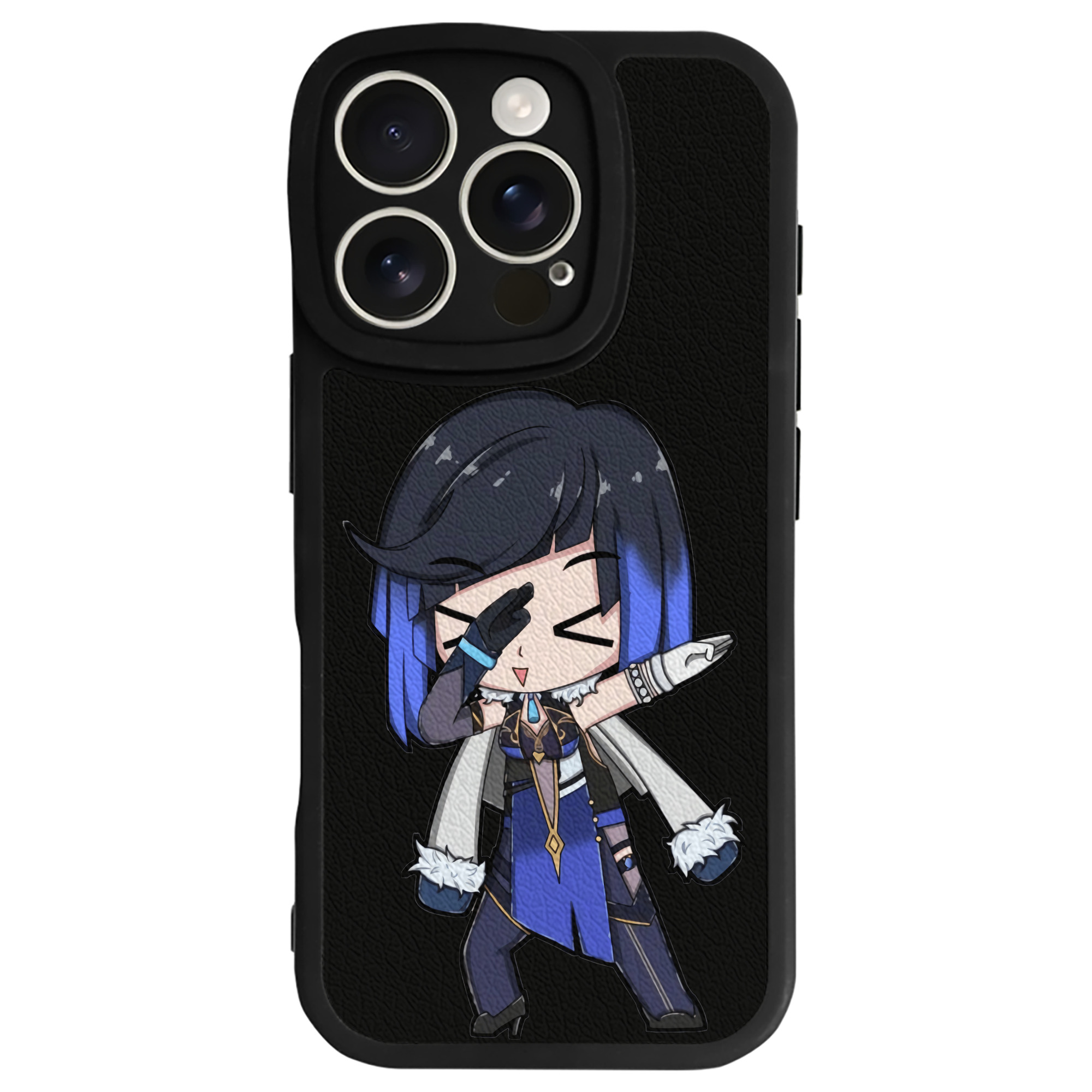 げんし神 夜兰 やらん genshin Yaran 【iPhone 16シリーズ対応】シリコンスマホケース（レザー調） 材質：シリコン